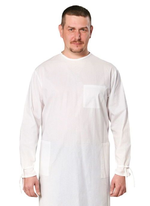 Халат хирурга белый